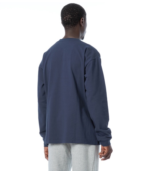 Knuu（ヌウ）の「9.5oz Heavy Long Sleeve T-Shirt / ヘビーベーシック長袖Tシャツ（Tシャツ/カットソー・メンズ・ホワイト/ネイビー/ブラック・LARGE/MEDIUM/X-LARGE/SMALL/XX-LARGE/X-SMALL）」の12枚目の写真