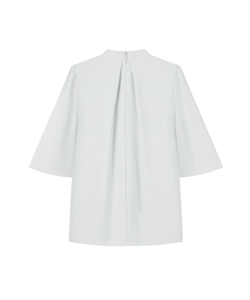 SAISON DE PAPILLON（セゾンドパピヨン）の「【大人気】5分丈スリーブスタンドカラーブラウス　卒業式 入学式（シャツ/ブラウス・レディース・ピンクベージュ/ライトグリーン/アイボリー/ブラック・S/M/L）」の17枚目の写真