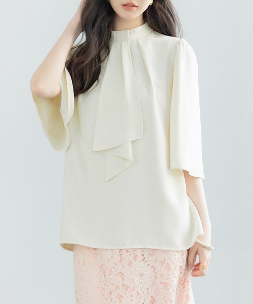 美品 ジョゼフ 5,8万円 リネンとシルクのスタンドカラーブラウス シャツ 美品 ジョゼフ 5,8万円 リネンとシルクのスタンドカラーブラウス