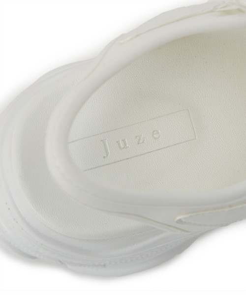 Juze（ジュゼ）の「厚底スニーカーサンダル（サンダル・レディース・ベージュ系その他2/ブラック/ホワイト・L/M/S）」の5枚目の写真