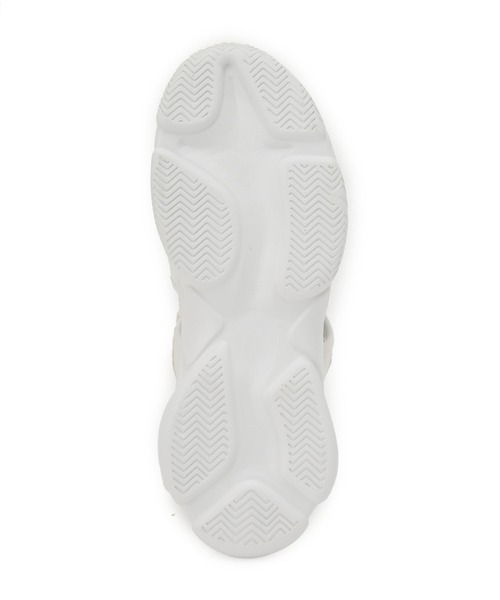 Juze（ジュゼ）の「厚底スニーカーサンダル（サンダル・レディース・ベージュ系その他2/ブラック/ホワイト・L/M/S）」の4枚目の写真