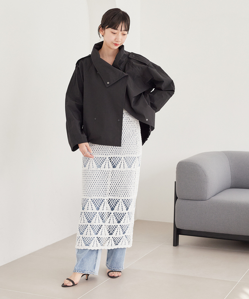 美品 2024 Plage プラージュ R'IAM リアム バルーンブルゾン 黒 セール】【R'IAM】バルーンブルゾン（ブルゾン）｜Plage（プラージュ