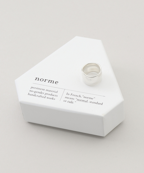 JOURNAL STANDARD（ジャーナルスタンダード）の「【norme Dew/ノルム デュー】pinky ring：ピンキーリング（リング・レディース・シルバー・4）」の6枚目の写真