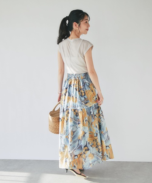 La boutique BonBon（ラブティックボンボン）の「シアーノースリーブカットソー（Tシャツ/カットソー・レディース・グレイッシュベージュ/ブラック/ホワイト・FREE）」の15枚目の写真