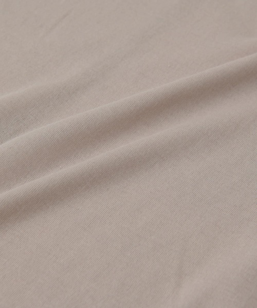 La boutique BonBon（ラブティックボンボン）の「シアーノースリーブカットソー（Tシャツ/カットソー・レディース・グレイッシュベージュ/ブラック/ホワイト・FREE）」の17枚目の写真