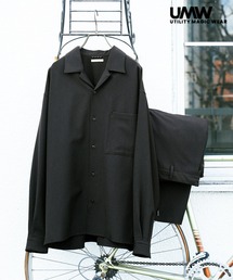 BAYFLOW | [セットアップ可]UMW長袖シャツ 【UVケア・ストレッチ・イージーケア】(シャツ/ブラウス)