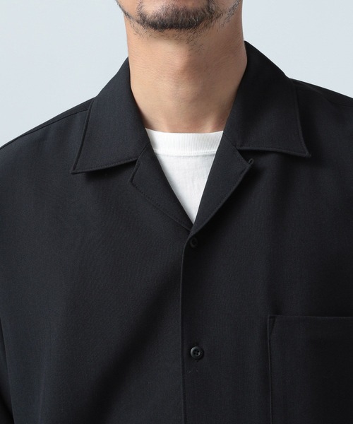 BAYFLOW（ベイフロー）の「[セットアップ可]UMW長袖シャツ 【UVケア・ストレッチ・イージーケア】（シャツ/ブラウス・メンズ・ネイビー/カーキ/ブラック・LARGE/MEDIUM）」の10枚目の写真