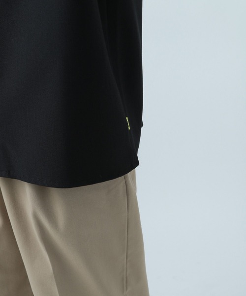 BAYFLOW（ベイフロー）の「[セットアップ可]UMW長袖シャツ 【UVケア・ストレッチ・イージーケア】（シャツ/ブラウス・メンズ・ネイビー/カーキ/ブラック・LARGE/MEDIUM）」の12枚目の写真