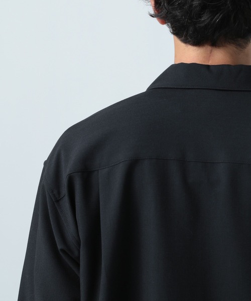 BAYFLOW（ベイフロー）の「[セットアップ可]UMW長袖シャツ 【UVケア・ストレッチ・イージーケア】（シャツ/ブラウス・メンズ・ネイビー/カーキ/ブラック・LARGE/MEDIUM）」の15枚目の写真