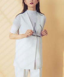 Tuche（トゥシェ）の「Tuche/トゥシェ  トップス ダブルクロス ジレ（ベスト）」