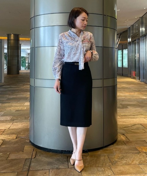 PINKY&DIANNE（ピンキーアンドダイアン）の「◆ヨーロピアンシティスケーププリントブラウス（シャツ/ブラウス・レディース・ブラック系その他/ブルー系その他2・38）」の18枚目の写真