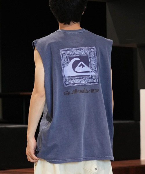Quiksilver(クイックシルバー)の「【ムラサキスポーツ限定】QUIKSILVER/クイックシルバー タンクトップ/カットオフ バックプリント クルーネック QSL242615M(タンクトップ・メンズ・ブラック/ネイビー/ホワイト・M/L)」の3枚目の写真