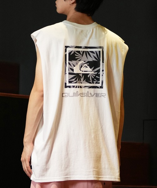 Quiksilver(クイックシルバー)の「【ムラサキスポーツ限定】QUIKSILVER/クイックシルバー タンクトップ/カットオフ バックプリント クルーネック QSL242615M(タンクトップ・メンズ・ブラック/ネイビー/ホワイト・M/L)」の2枚目の写真