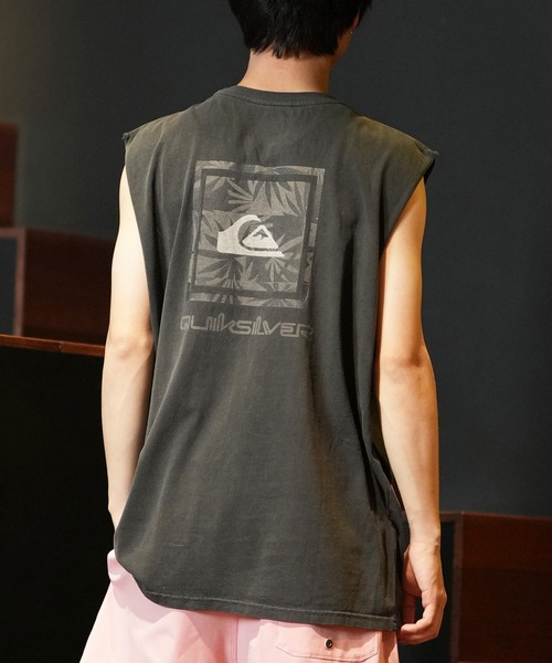 Quiksilver(クイックシルバー)の「【ムラサキスポーツ限定】QUIKSILVER/クイックシルバー タンクトップ/カットオフ バックプリント クルーネック QSL242615M(タンクトップ・メンズ・ブラック/ネイビー/ホワイト・M/L)」の1枚目の写真