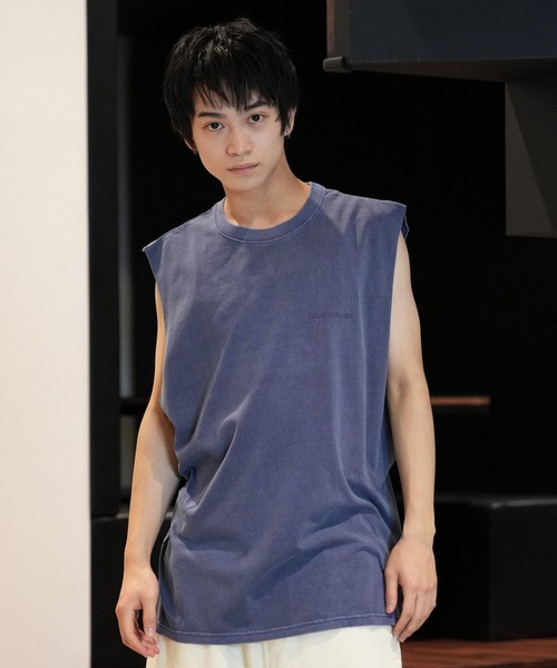 Quiksilver(クイックシルバー)の「【ムラサキスポーツ限定】QUIKSILVER/クイックシルバー タンクトップ/カットオフ バックプリント クルーネック QSL242615M(タンクトップ・メンズ・ブラック/ネイビー/ホワイト・M/L)」の20枚目の写真