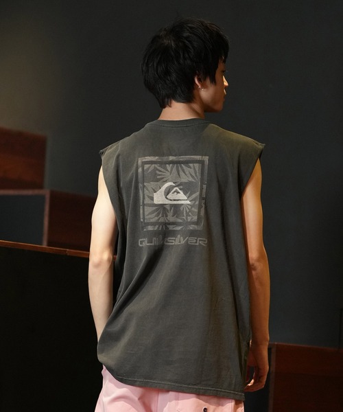 Quiksilver(クイックシルバー)の「【ムラサキスポーツ限定】QUIKSILVER/クイックシルバー タンクトップ/カットオフ バックプリント クルーネック QSL242615M(タンクトップ・メンズ・ブラック/ネイビー/ホワイト・M/L)」の15枚目の写真