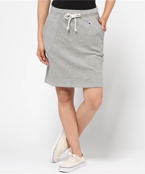 MYSELF ABAHOUSE(マイセルフアバハウス)の「Champion スウェットスカート(スカート・レディース・グレー/ネイビー・MEDIUM)」の5枚目の写真
