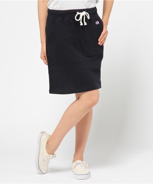 MYSELF ABAHOUSE(マイセルフアバハウス)の「Champion スウェットスカート(スカート・レディース・グレー/ネイビー・MEDIUM)」の6枚目の写真