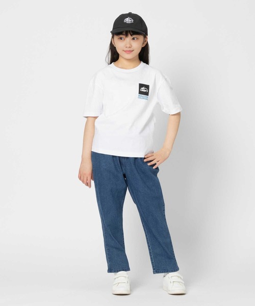 CAMP7】ポイントカラーバックプリントTシャツ（Tシャツ