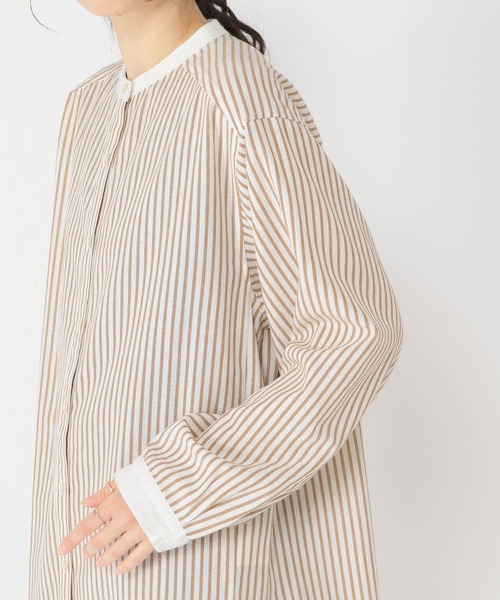 studio CLIP（スタディオクリップ）の「【イージーケア/紫外線防止/接触冷感】多機能羽織れるすっきりシャツ[プチ・プラスサイズあり]（シャツ/ブラウス・レディース・その他1/オフホワイト/ライトブルー/その他2・FREE/PF/ﾌﾘｰ(L)）」の14枚目の写真