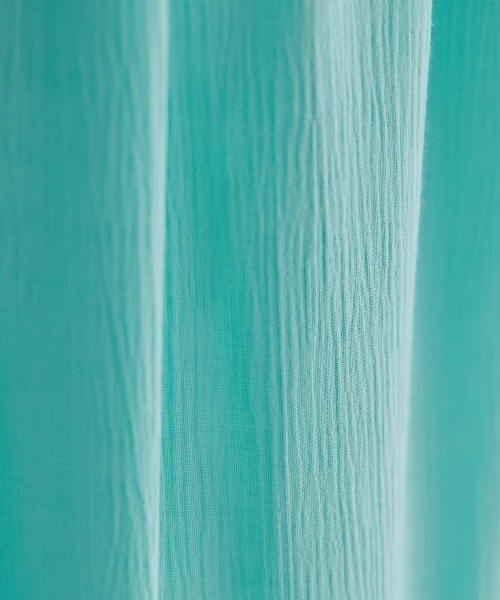 miclat（ミクラ）の「大きいサイズ　ギャザープルオーバー　miclat（シャツ/ブラウス・レディース・オレンジ/グリーン・L/LL/3L/4L/5L）」の6枚目の写真