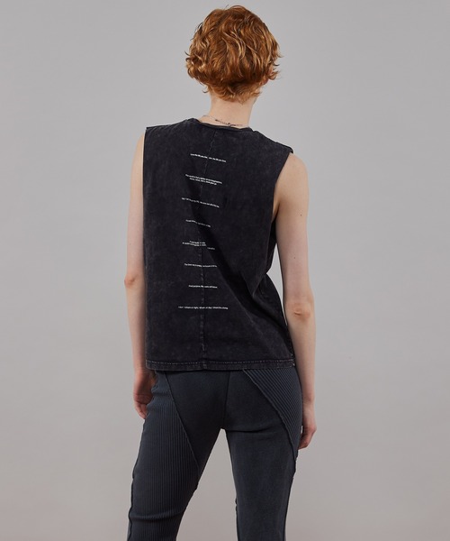 セール】Slogan Tank Top/スローガンタンクトップ【MAISON