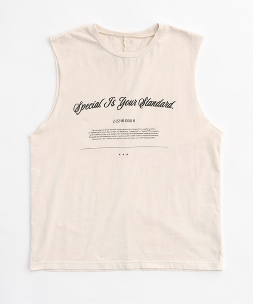 Slogan Tank Top/スローガンタンクトップ【MAISON SPECIAL