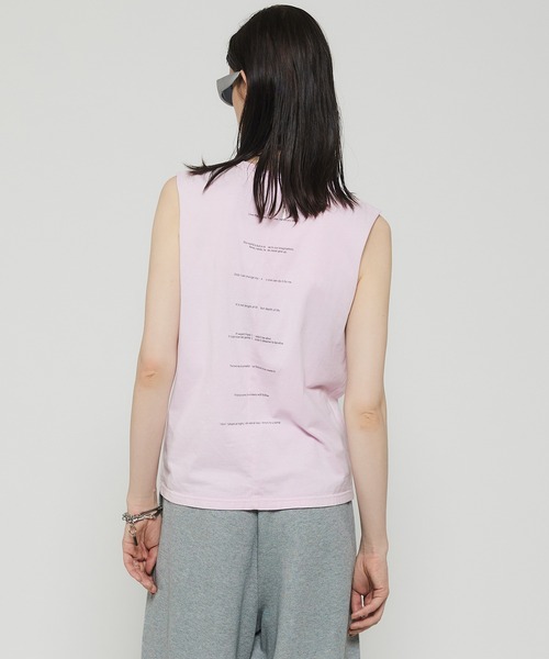 Slogan Tank Top/スローガンタンクトップ【MAISON SPECIAL