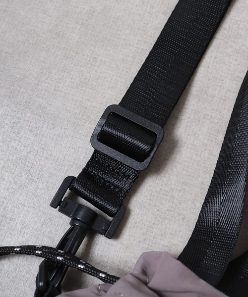 FUNALIVE（ファンアライブ）の「JUNESELECT AVVENTURA アヴェンチュラ　ポイントネーム　巾着ショルダーバッグ（ショルダーバッグ・メンズ・ブラック/ライトベージュ/グレー・FREE）」の7枚目の写真