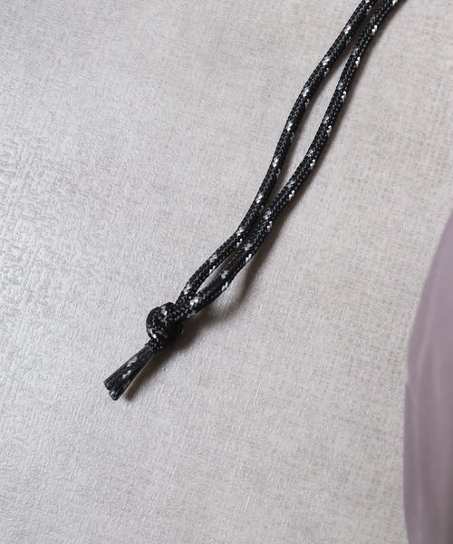 FUNALIVE（ファンアライブ）の「JUNESELECT AVVENTURA アヴェンチュラ　ポイントネーム　巾着ショルダーバッグ（ショルダーバッグ・メンズ・ブラック/ライトベージュ/グレー・FREE）」の9枚目の写真