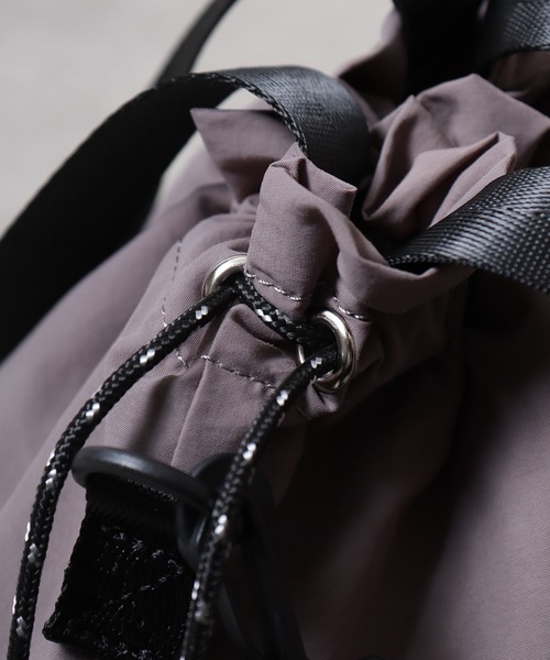 FUNALIVE（ファンアライブ）の「JUNESELECT AVVENTURA アヴェンチュラ　ポイントネーム　巾着ショルダーバッグ（ショルダーバッグ・メンズ・ブラック/ライトベージュ/グレー・FREE）」の11枚目の写真