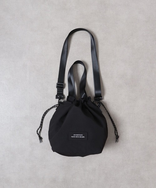 FUNALIVE（ファンアライブ）の「JUNESELECT AVVENTURA アヴェンチュラ　ポイントネーム　巾着ショルダーバッグ（ショルダーバッグ・メンズ・ブラック/ライトベージュ/グレー・FREE）」の20枚目の写真