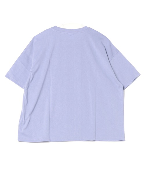 Tom&Jerry(トムアンドジェリー)の「【公式】トムとジェリー 天竺半袖WIDETシャツ レディース(Tシャツ/カットソー・レディース・クリーム/ブラック/ピンク/パープル・M/L)」の5枚目の写真