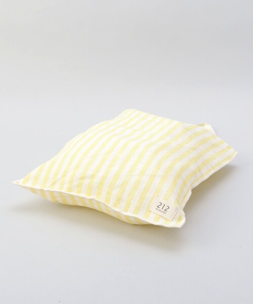 212 KITCHEN STORE（トゥワントゥキッチンストア）の「リネンストライプ エコバッグS WH×YE ＜212Kオリジナル＞（エコバッグ/サブバッグ・レディース・その他・00）」の5枚目の写真