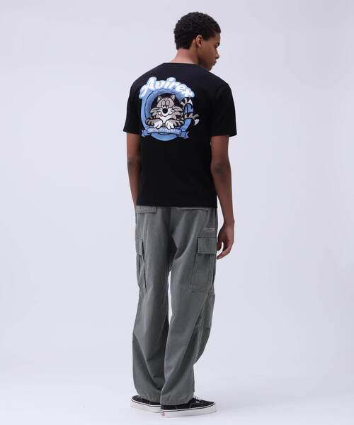 《WEB&DEPOT限定》TOMCAT EMBROIDERY T-SHIRT / トムキャット エンブロイダリー Tシャツ /(Tシャツ/カットソー)|AVIREX(アヴィレックス) 《WEB&DEPOT限定》TOMCAT EMBROIDERY T-SHIRT / トムキャット エンブロイダリー Tシャツ /(Tシャツ/カットソー)|AVIREX(アヴィレックス)