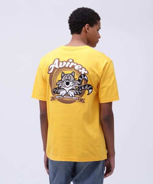《WEB&DEPOT限定》TOMCAT EMBROIDERY T-SHIRT / トムキャット エンブロイダリー Tシャツ /(Tシャツ/カットソー)|AVIREX(アヴィレックス) 《WEB&DEPOT限定》TOMCAT EMBROIDERY T-SHIRT / トムキャット エンブロイダリー Tシャツ /(Tシャツ/カットソー)|AVIREX(アヴィレックス)