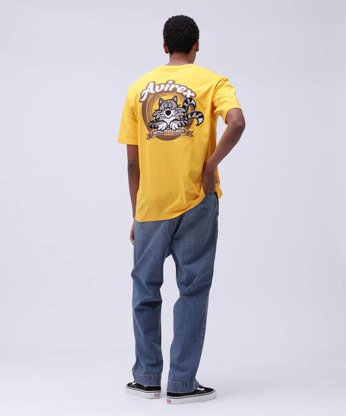 《WEB&DEPOT限定》TOMCAT EMBROIDERY T-SHIRT / トムキャット エンブロイダリー Tシャツ /(Tシャツ/カットソー)|AVIREX(アヴィレックス) 《WEB&DEPOT限定》TOMCAT EMBROIDERY T-SHIRT / トムキャット エンブロイダリー Tシャツ /(Tシャツ/カットソー)|AVIREX(アヴィレックス)