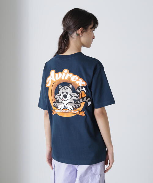 《WEB&DEPOT限定》TOMCAT EMBROIDERY T-SHIRT / トムキャット エンブロイダリー Tシャツ /(Tシャツ/カットソー)|AVIREX(アヴィレックス) 《WEB&DEPOT限定》TOMCAT EMBROIDERY T-SHIRT / トムキャット エンブロイダリー Tシャツ /(Tシャツ/カットソー)|AVIREX(アヴィレックス)