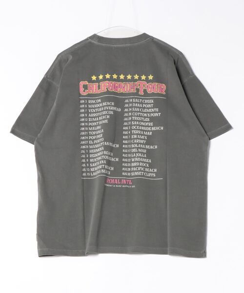 roial(ロイアル)の「DESIGN TEE/ROIAL(ロイアル)アメカジ風フロントプリントスタンダードフィット半袖Tシャツ(Tシャツ/カットソー・メンズ・グレー/ブラック/ネイビー・MEDIUM/LARGE/X-LARGE)」の4枚目の写真