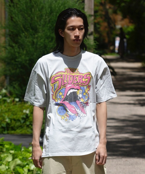 roial(ロイアル)の「DESIGN TEE/ROIAL(ロイアル)アメカジ風フロントプリントスタンダードフィット半袖Tシャツ(Tシャツ/カットソー・メンズ・グレー/ブラック/ネイビー・MEDIUM/LARGE/X-LARGE)」の8枚目の写真