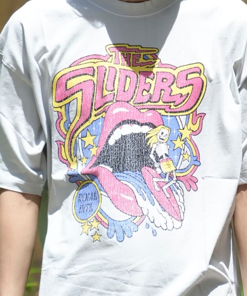 roial(ロイアル)の「DESIGN TEE/ROIAL(ロイアル)アメカジ風フロントプリントスタンダードフィット半袖Tシャツ(Tシャツ/カットソー・メンズ・グレー/ブラック/ネイビー・MEDIUM/LARGE/X-LARGE)」の5枚目の写真