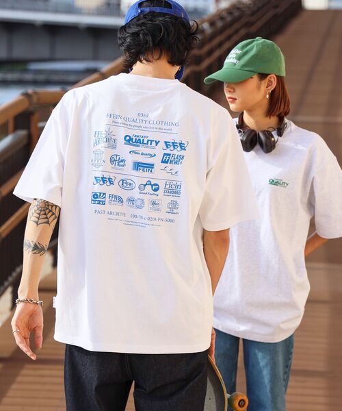 FFEIN(フェイン)の「【FFEIN(フェイン)】企業ロゴプリントTシャツ(Tシャツ/カットソー・メンズ・ネイビー/ブラック/その他2/その他1/アッシュグレー/ホワイト・LARGE/MEDIUM/SMALL)」の5枚目の写真