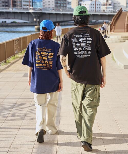 FFEIN(フェイン)の「【FFEIN(フェイン)】企業ロゴプリントTシャツ(Tシャツ/カットソー・メンズ・ネイビー/ブラック/その他2/その他1/アッシュグレー/ホワイト・LARGE/MEDIUM/SMALL)」の7枚目の写真