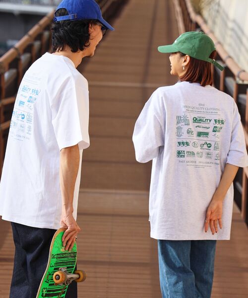 FFEIN(フェイン)の「【FFEIN(フェイン)】企業ロゴプリントTシャツ(Tシャツ/カットソー・メンズ・ネイビー/ブラック/その他2/その他1/アッシュグレー/ホワイト・LARGE/MEDIUM/SMALL)」の12枚目の写真