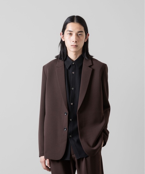 ATTACHMENT(アタッチメント)の「PE ストレッチダブルクロス 2Bジャケット / PE STRETCH DOUBLE CLOTH 2B JACKET(テーラードジャケット・メンズ・ブラウン/ブラック/ネイビー・2/1/3)」の7枚目の写真