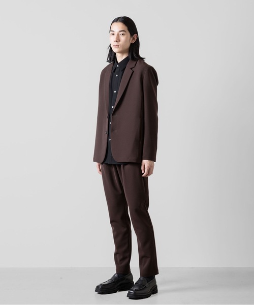 ATTACHMENT(アタッチメント)の「PE ストレッチダブルクロス 2Bジャケット / PE STRETCH DOUBLE CLOTH 2B JACKET(テーラードジャケット・メンズ・ブラウン/ブラック/ネイビー・2/1/3)」の9枚目の写真
