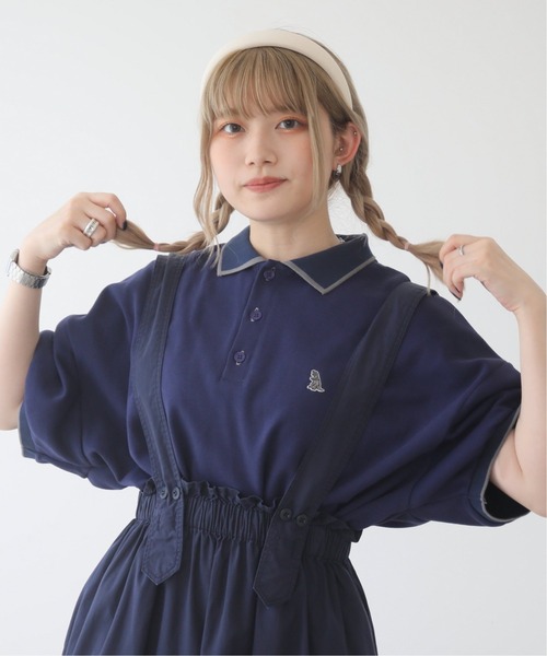 超レア　代表モデルシャツ　ネーム入り Name.（ネーム）の「【Name.】シャイニーデニムオーバーサイズ