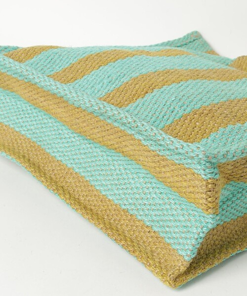 fredy emue（フレディエミュ）の「【TARANGO/タランゴ】ジュートストライプ丸手トートバック（トートバッグ・レディース・ブルー系その他3/イエロー系その他3・FREE）」の11枚目の写真