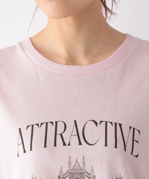 GLOBAL WORK(グローバルワーク)の「ヴィンテージ風プリントT/118012(Tシャツ/カットソー・レディース・グレー系その他2/オフホワイト/スミクロ/ネイビー/ピンク系その他5・FREE)」の15枚目の写真