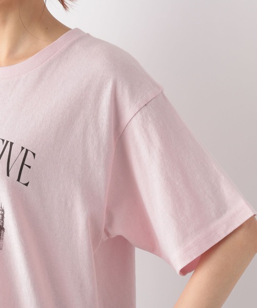 GLOBAL WORK(グローバルワーク)の「ヴィンテージ風プリントT/118012(Tシャツ/カットソー・レディース・グレー系その他2/オフホワイト/スミクロ/ネイビー/ピンク系その他5・FREE)」の17枚目の写真